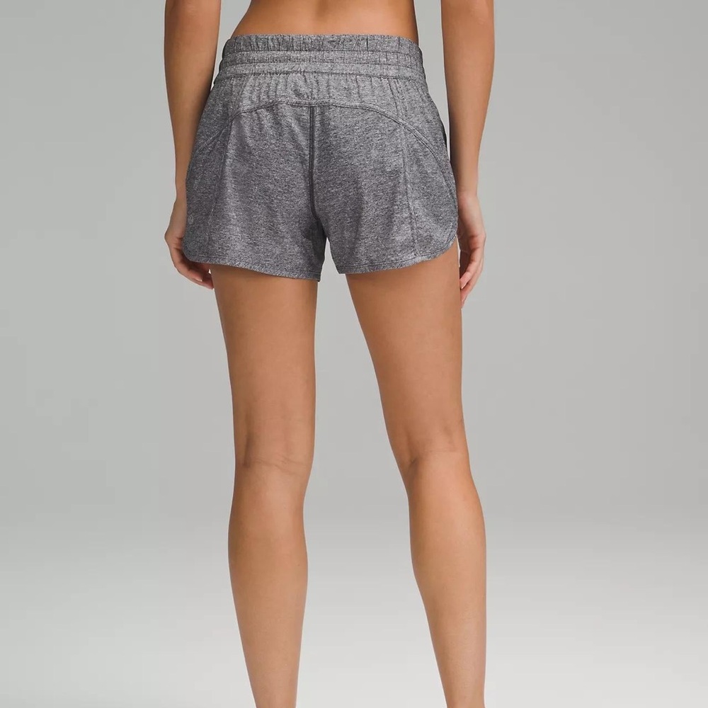 Lululemon Gray Athletic LR Shorts 4” Lined - Picture 2 of 7